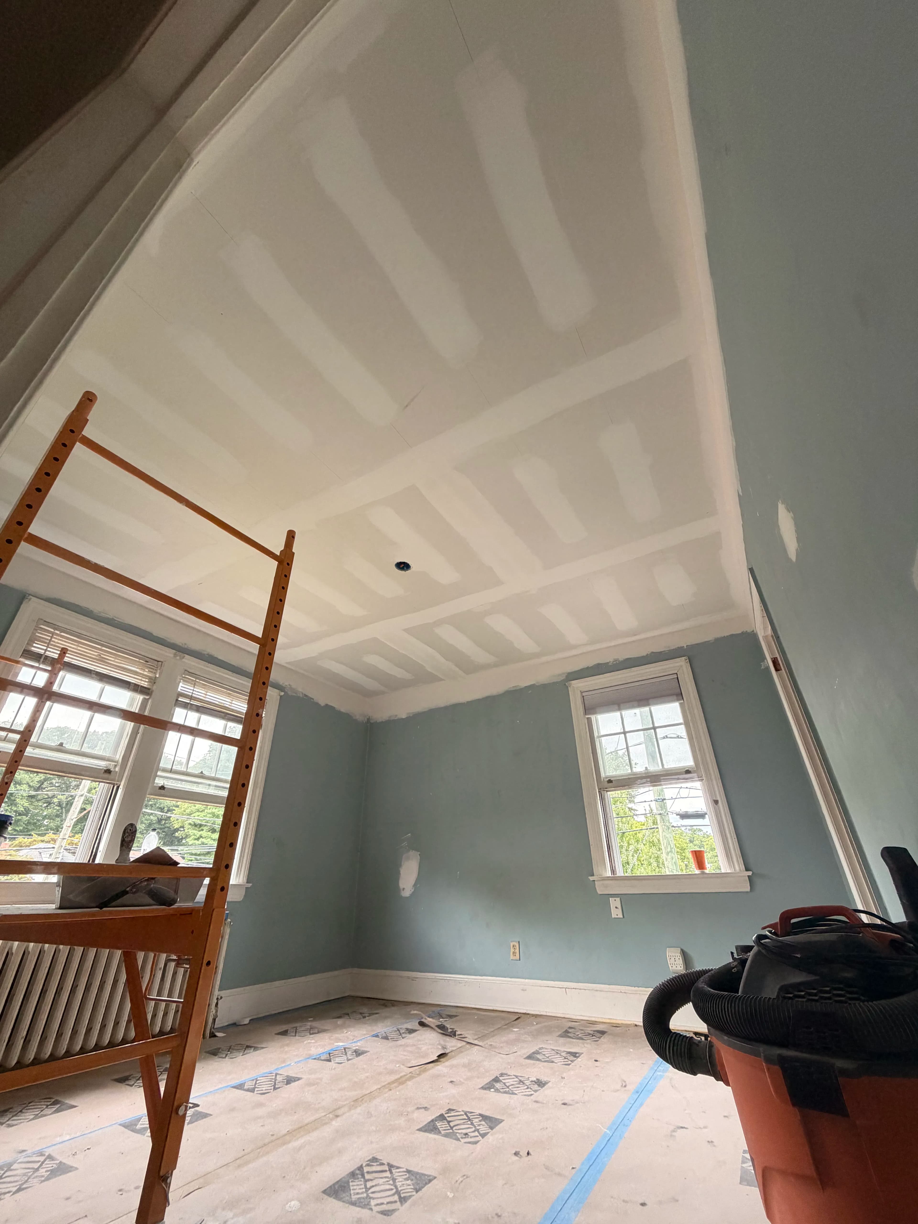 Project Failing Plaster Ceiling Removed and Replaced with New Drywall image