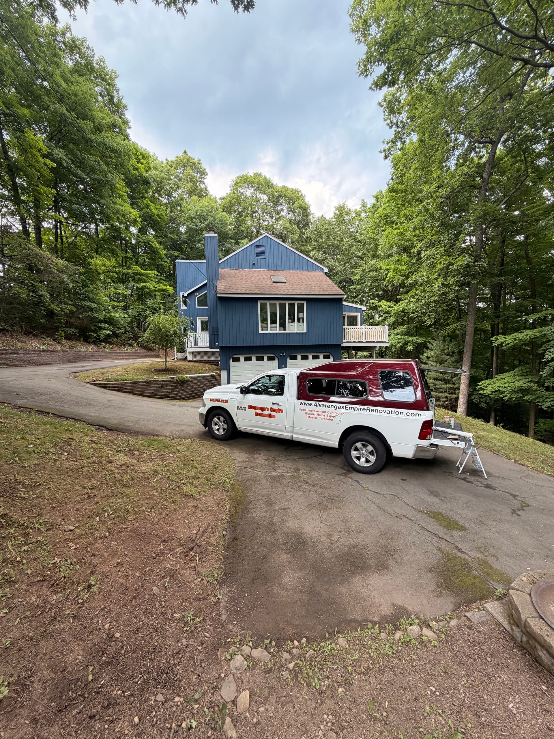Gallery photos for Water Damage Behind Siding Repair in Avon: Image #2
