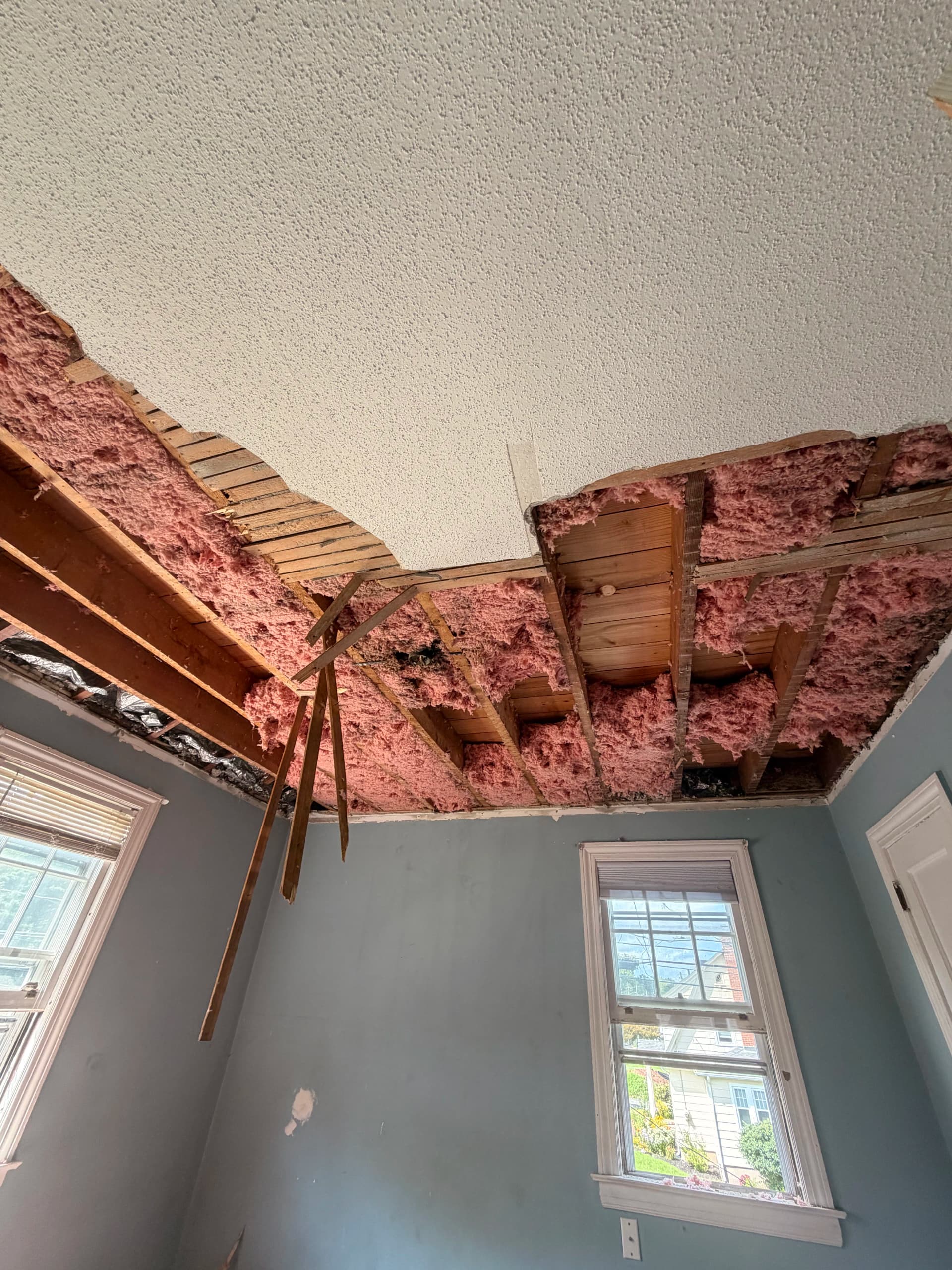 Gallery photos for Failing Plaster Ceiling Removed and Replaced with New Drywall: Image #2