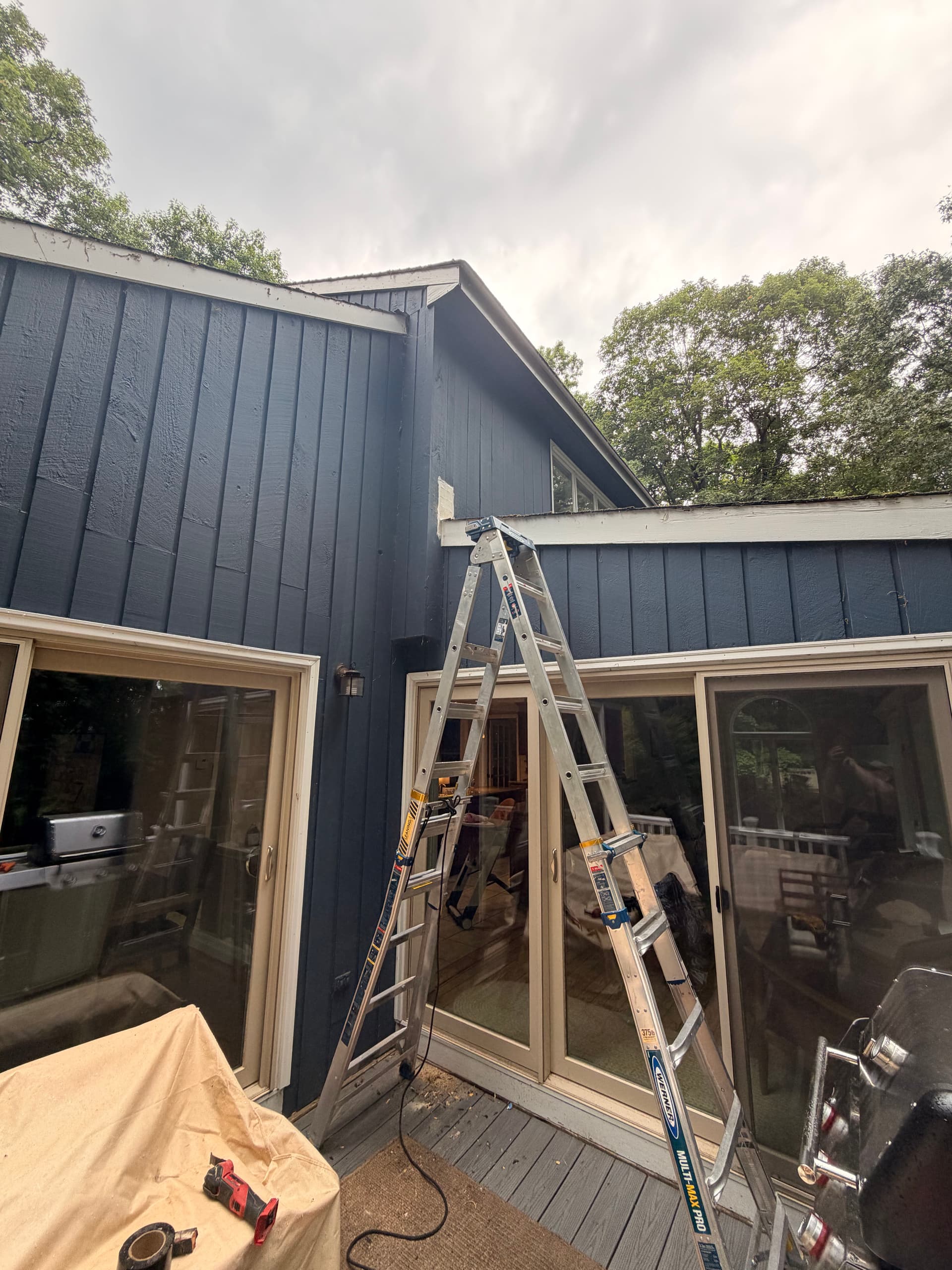 Gallery photos for Water Damage Behind Siding Repair in Avon: Image #3