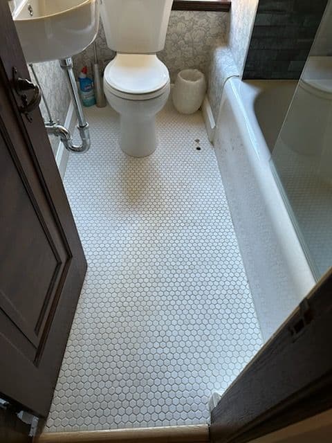 Gallery photos for Stunning Bathroom Floor Makeover in Farmington CT: Image #3