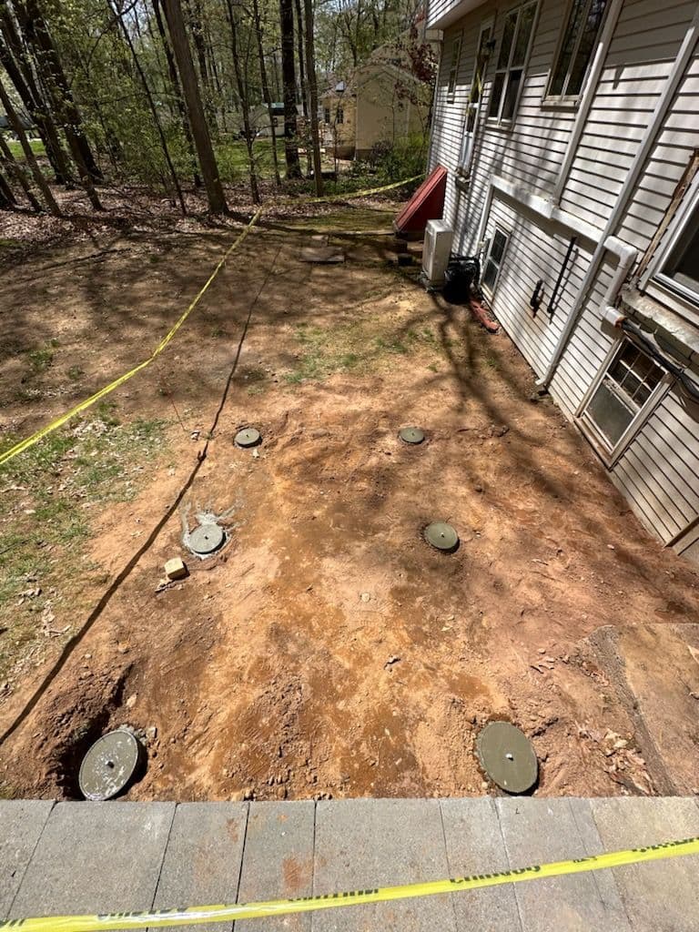Backyard Transformation Begins in Manchester CT image