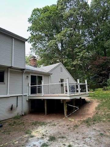 Gallery photos for Stunning Composite Deck Transformation in Manchester CT: Image #2