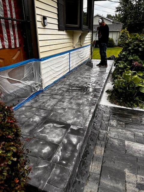Gallery photos for Farmington CT Walkway Resurfacing with Style: Image #1