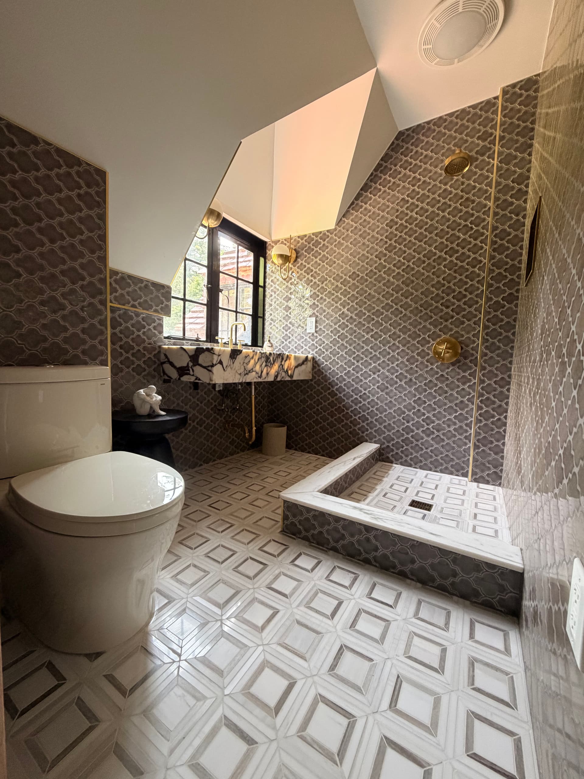 Gallery photos for Small Bathroom Gets a High-End Custom Renovation: Image #4