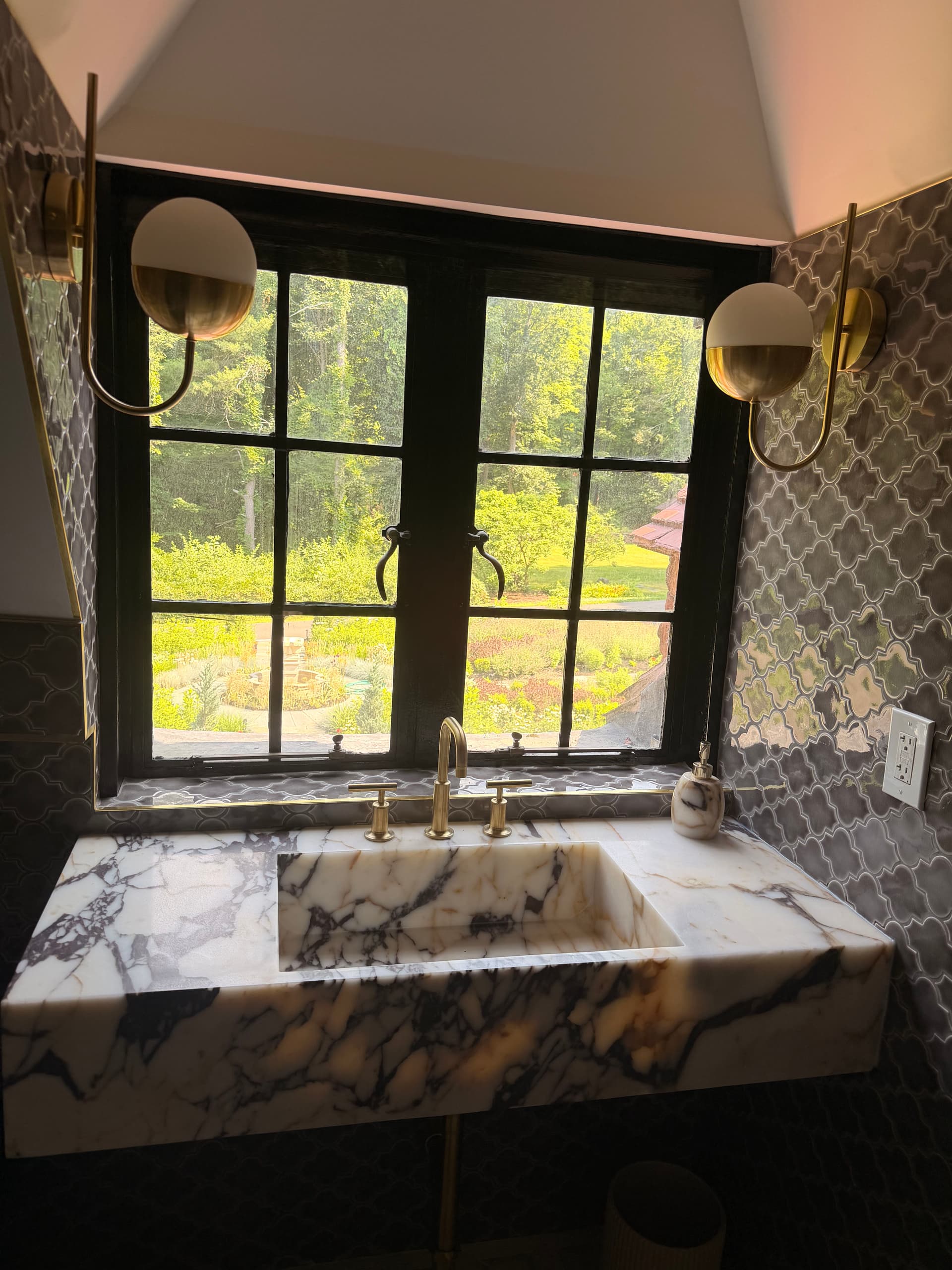 Gallery photos for Small Bathroom Gets a High-End Custom Renovation: Image #2